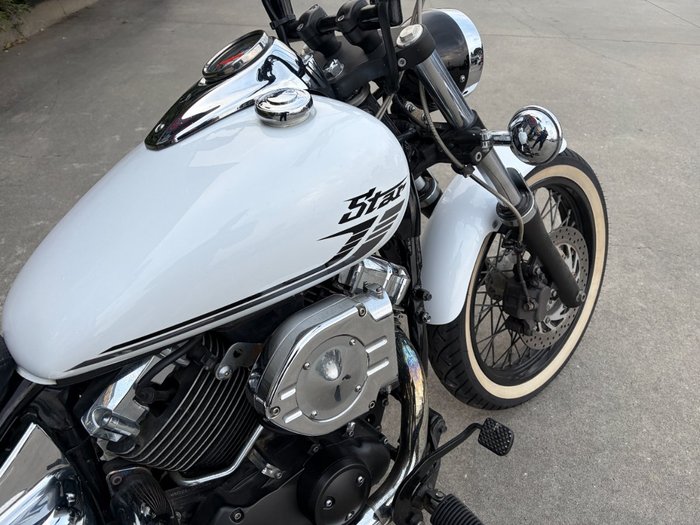 2015 Yamaha XVS650 V-STAR CUSTOM White