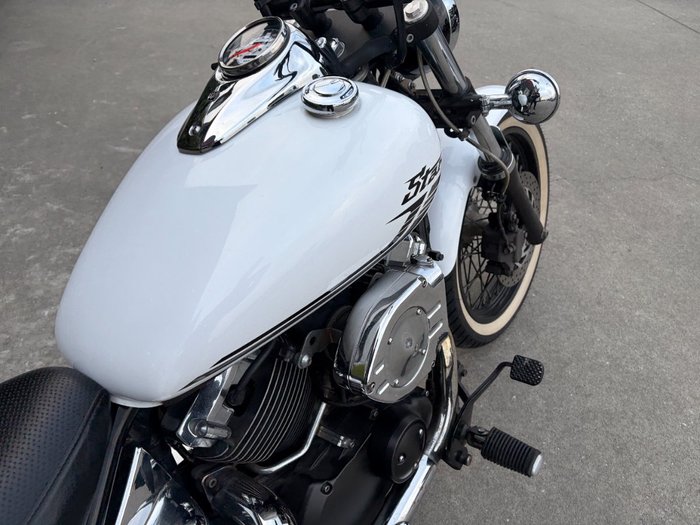 2015 Yamaha XVS650 V-STAR CUSTOM White