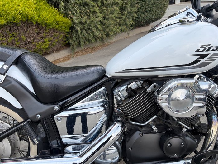 2015 Yamaha XVS650 V-STAR CUSTOM White