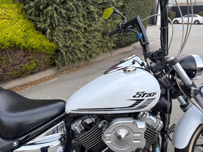 2015 Yamaha XVS650 V-STAR CUSTOM White