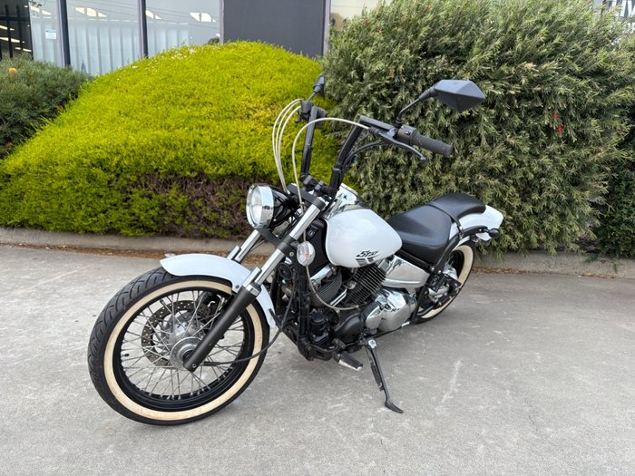 2015 Yamaha XVS650 V-STAR CUSTOM White