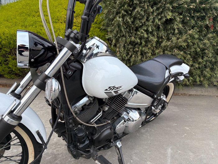 2015 Yamaha XVS650 V-STAR CUSTOM White
