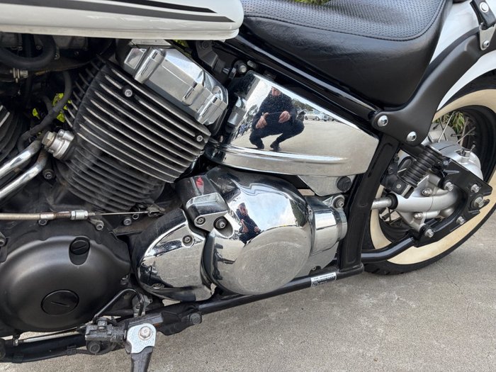 2015 Yamaha XVS650 V-STAR CUSTOM White