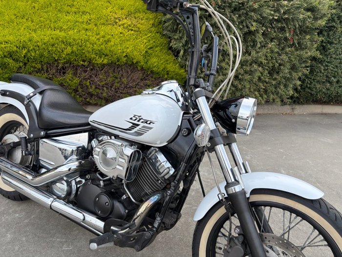 2015 Yamaha XVS650 V-STAR CUSTOM White