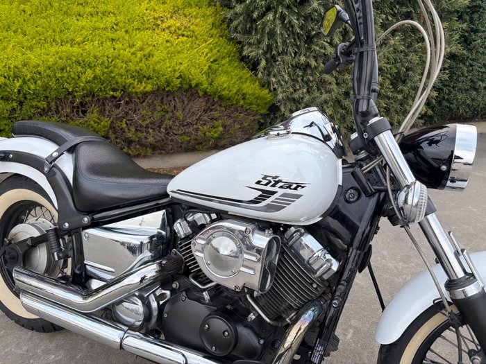 2015 Yamaha XVS650 V-STAR CUSTOM White