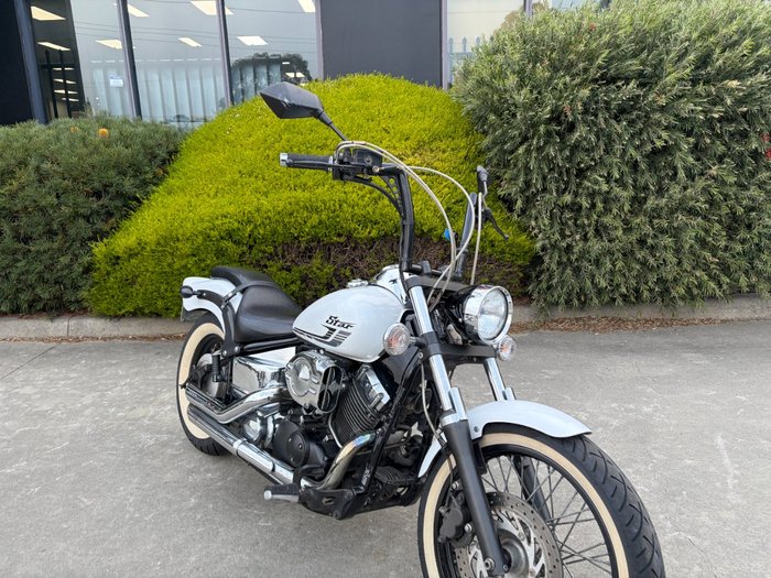2015 Yamaha XVS650 V-STAR CUSTOM White