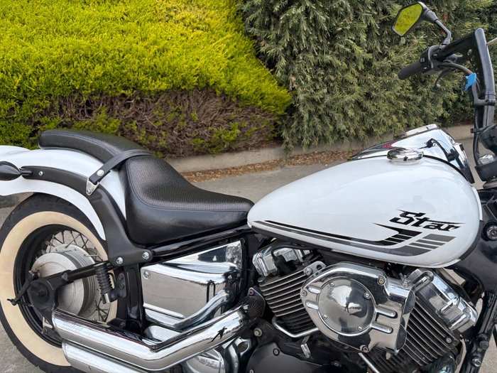 2015 Yamaha XVS650 V-STAR CUSTOM White