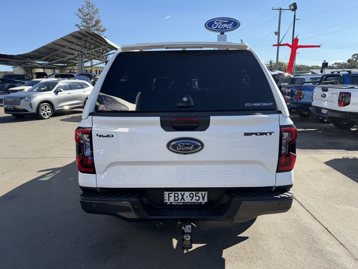2023 Ford Ranger Sport MY23.50 4X4 Dual Range Arctic White