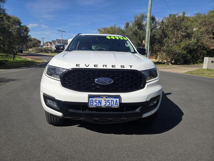 2022 Ford Everest Sport UA II MY21.75 4X4 Dual Range Arctic White