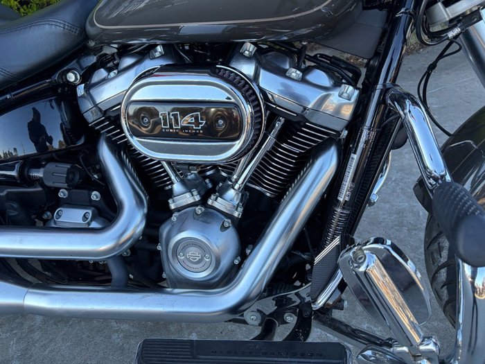 2018 HARLEY-DAVIDSON FLFBS FAT BOY S (114) (CUST) Grey