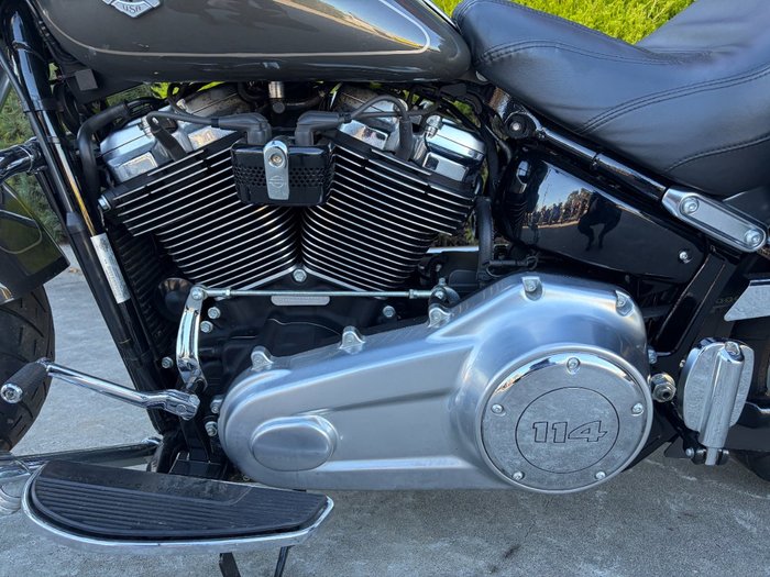 2018 HARLEY-DAVIDSON FLFBS FAT BOY S (114) (CUST) Grey