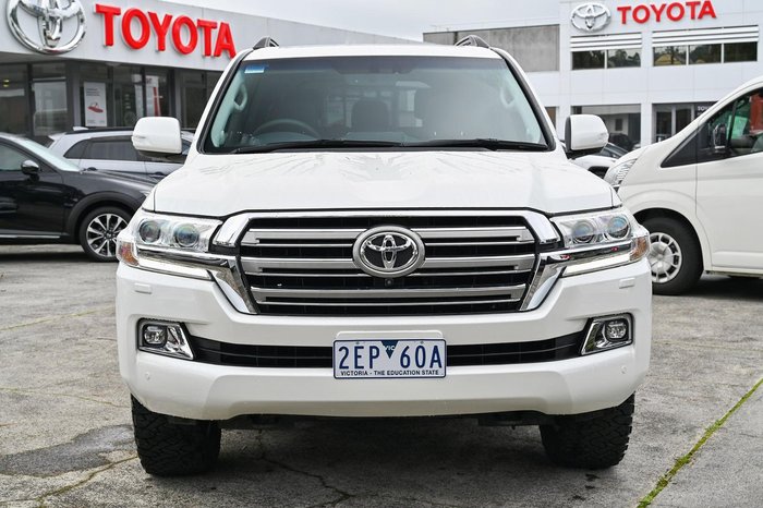 2019 Toyota Landcruiser VX VDJ200R 4X4 Dual Range Glacier White