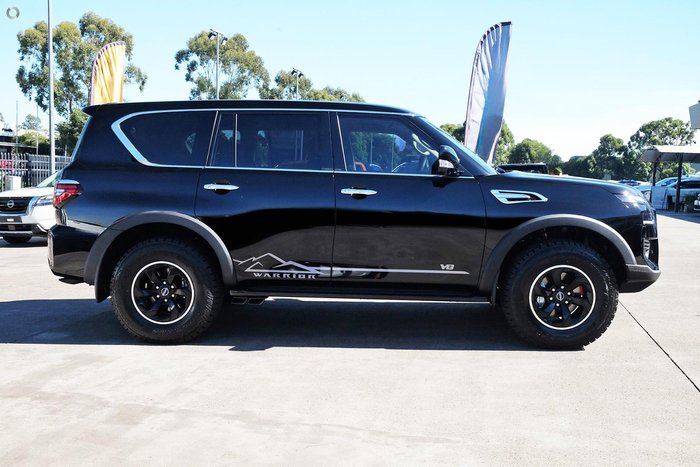 2026 Nissan Patrol Warrior Y62 MY26 4X4 Dual Range Black Obsidian