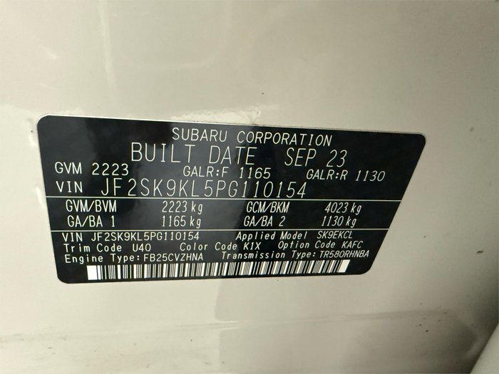 2023 Subaru Forester 2.5i Sport