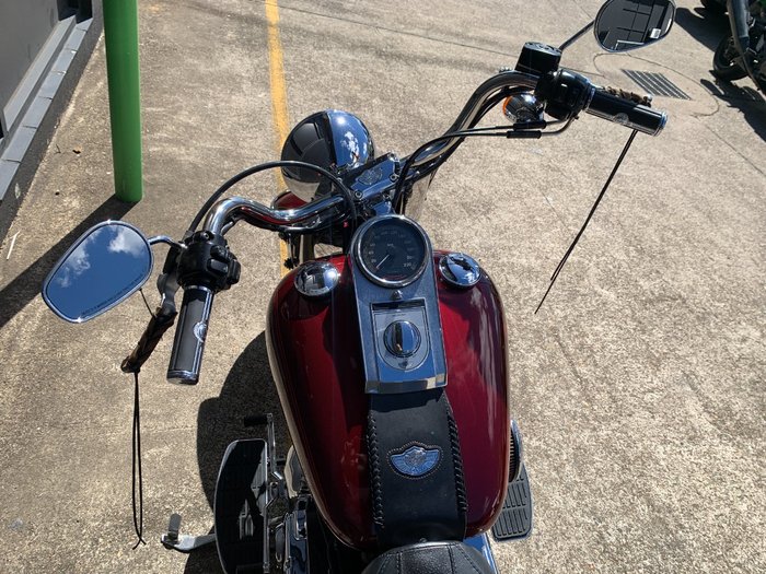 2002 HARLEY-DAVIDSON FLSTF FAT BOY RED