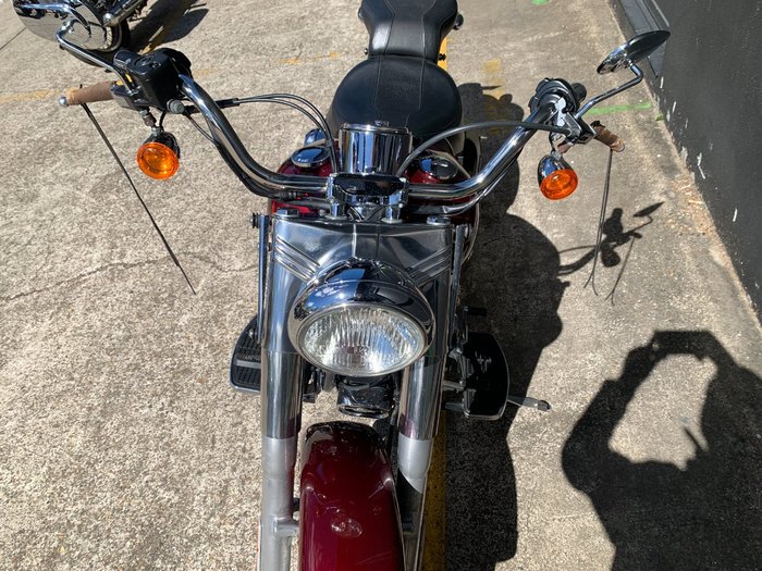 2002 HARLEY-DAVIDSON FLSTF FAT BOY RED
