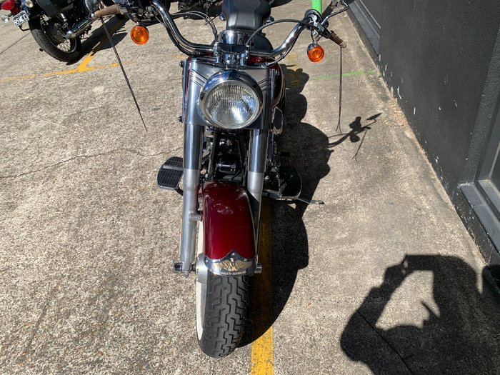 2002 HARLEY-DAVIDSON FLSTF FAT BOY RED