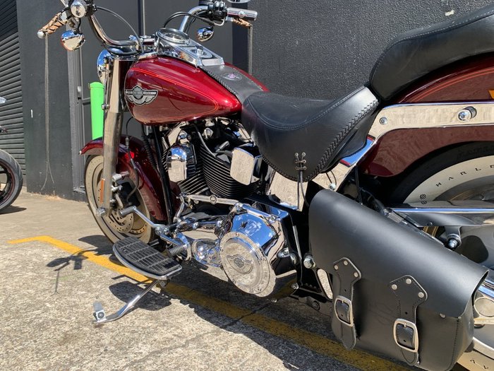 2002 HARLEY-DAVIDSON FLSTF FAT BOY RED