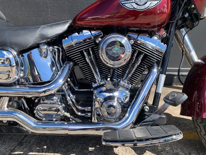 2002 HARLEY-DAVIDSON FLSTF FAT BOY RED