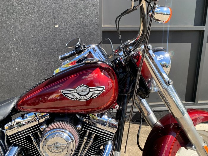 2002 HARLEY-DAVIDSON FLSTF FAT BOY RED