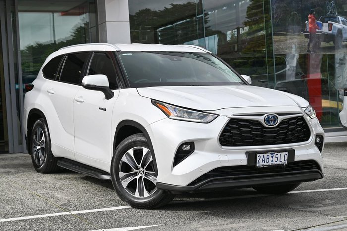 2023 Toyota Kluger GXL AXUH78R 4X4 On Demand Frosted White