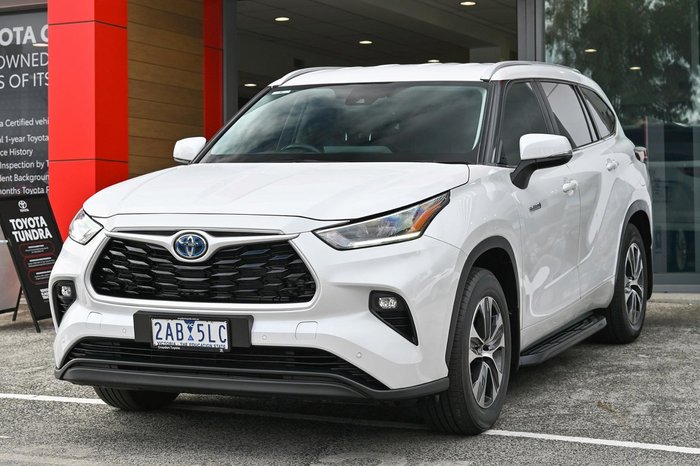 2023 Toyota Kluger GXL AXUH78R 4X4 On Demand Frosted White