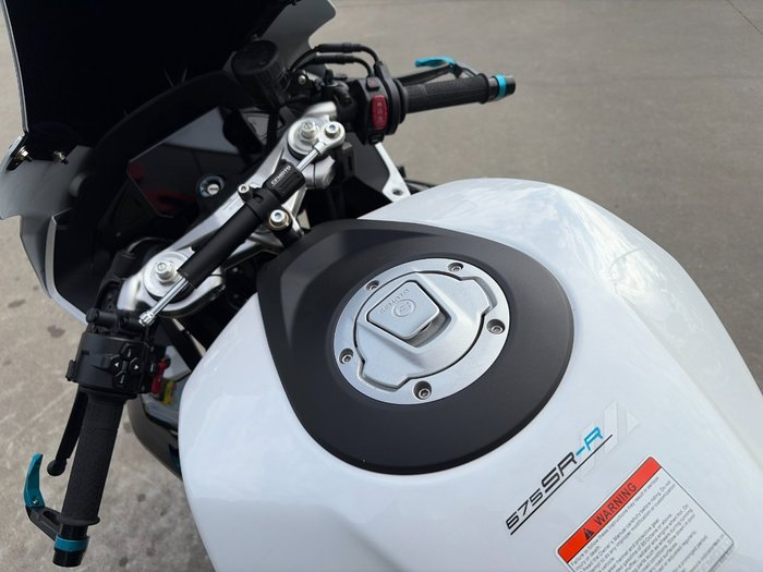 2025 CFMOTO 2025 CF Moto 650CC 675SR-R ABS NEBULA WHITE