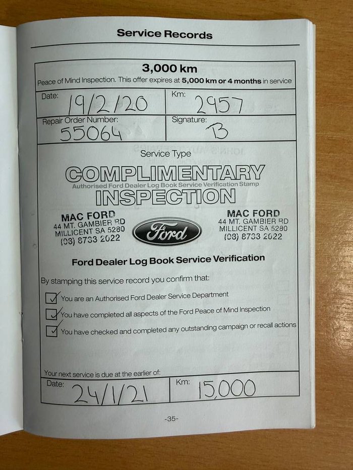 2020 Ford Everest Sport