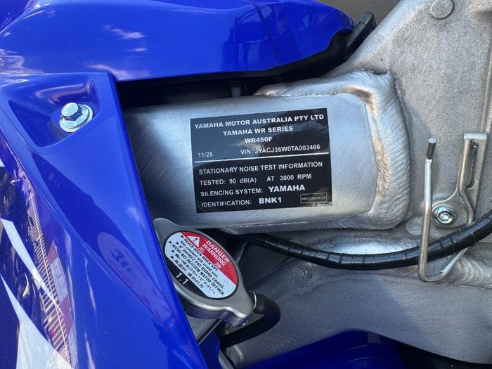 2025 Yamaha WR450F
