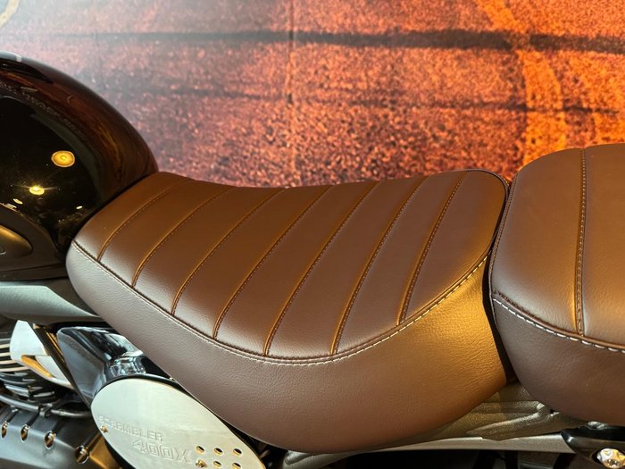 2025 Triumph Scrambler 400 X Scrambler Silver