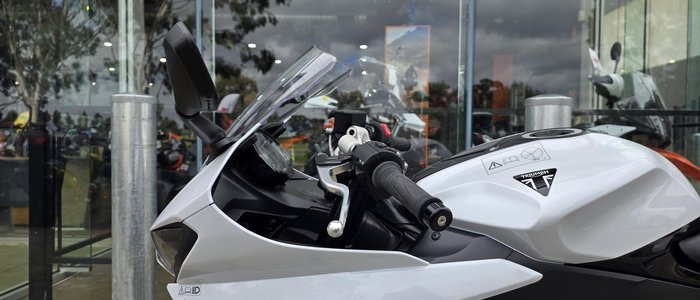 2024 Triumph Daytona 660 Daytona White