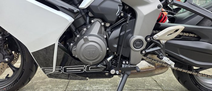 2024 Triumph Daytona 660 Daytona White