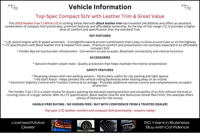 2013 Holden Trax LTZ