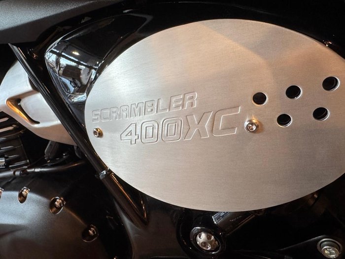 2026 Triumph Scrambler 400 XC Scrambler White