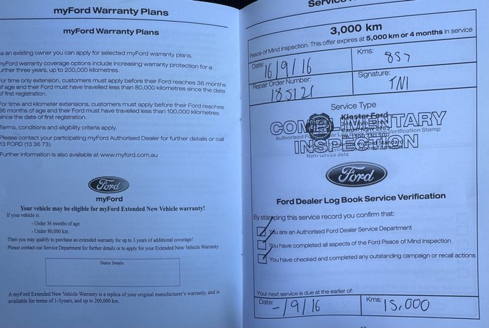 2016 Ford Everest Trend