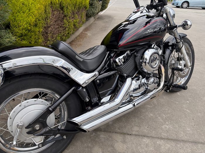2010 Yamaha XVS650 V-STAR CUSTOM Black