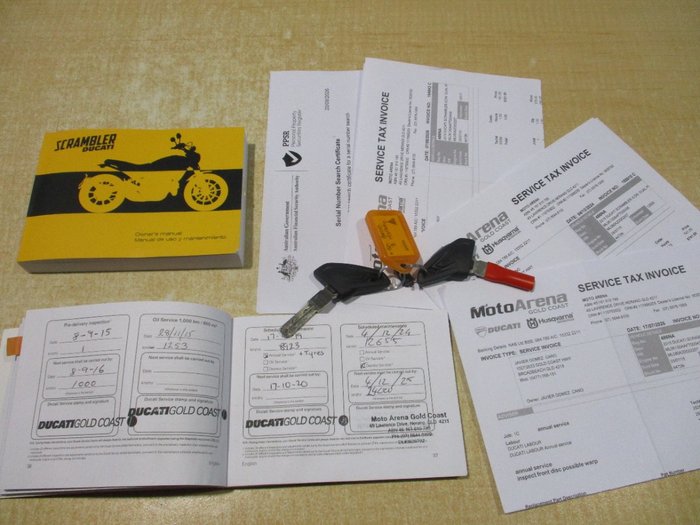 2015 DUCATI SCRAMBLER ICON RED