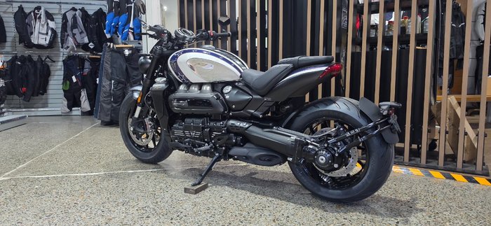 2025 Triumph ROCKET 3 R EVEL KNIEVEL SILVER