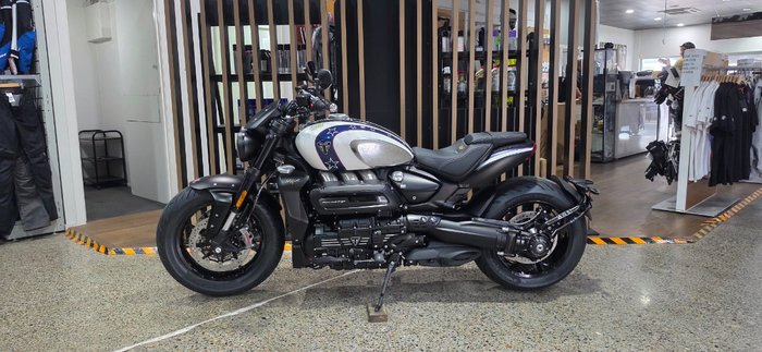 2025 Triumph ROCKET 3 R EVEL KNIEVEL SILVER