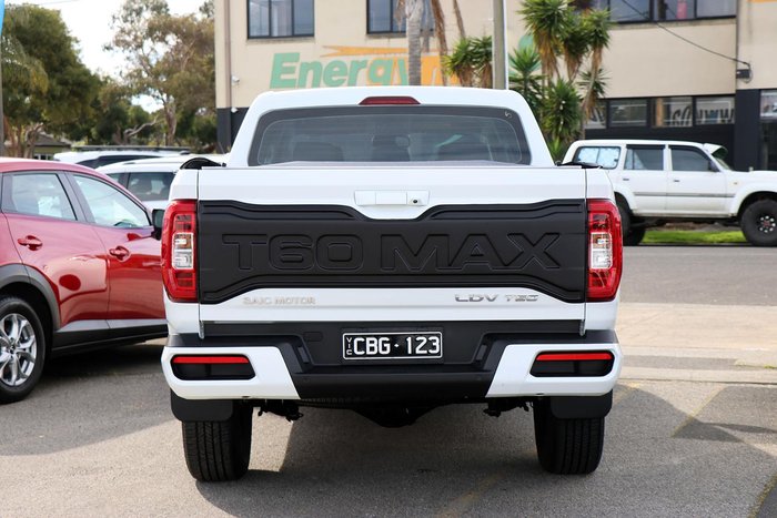 2022 LDV T60 Max LUXE SK8C 4X4 Dual Range Blanc White