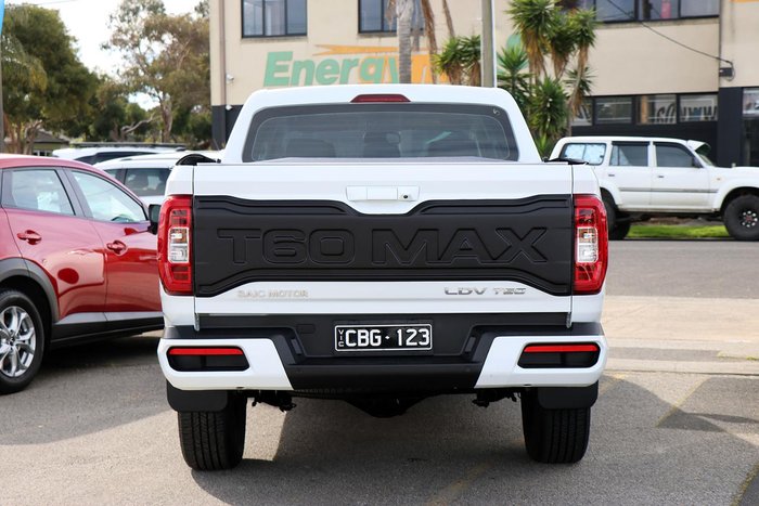 2022 LDV T60 Max LUXE SK8C 4X4 Dual Range Blanc White