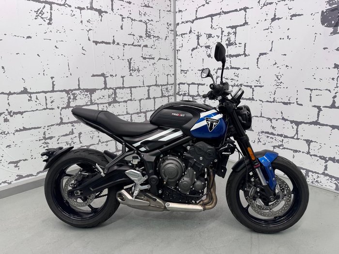 2025 Triumph Trident 660 Full Power Trident Blue