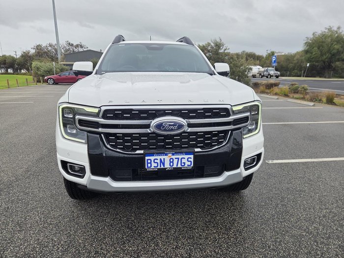 2024 Ford Ranger Platinum MY24.50 4X4 Dual Range Arctic White