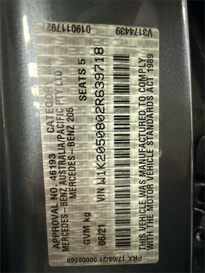 2021 Mercedes-Benz C-Class C200