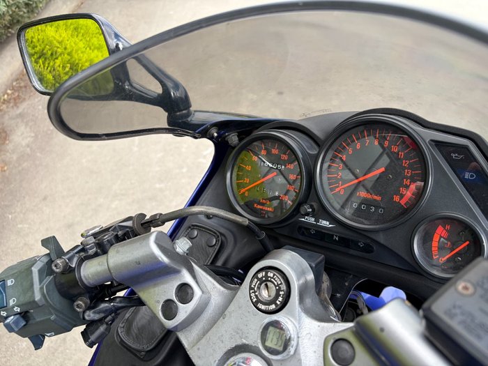 2002 Kawasaki ZZ-R250 (EX250) Blue