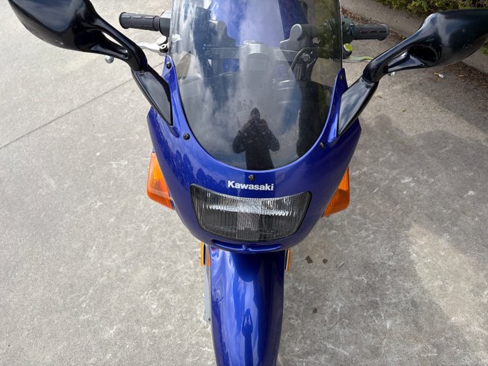 2002 Kawasaki ZZ-R250 (EX250) Blue