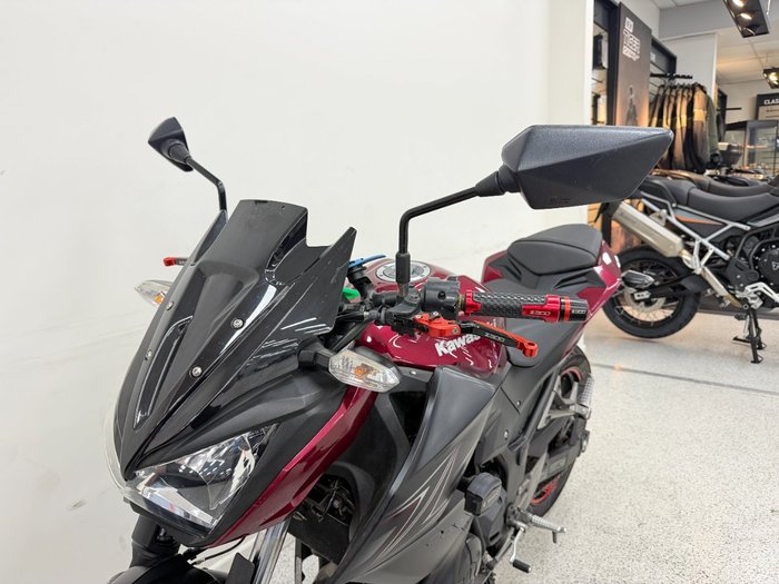 2016 Kawasaki Z300 ABS Red