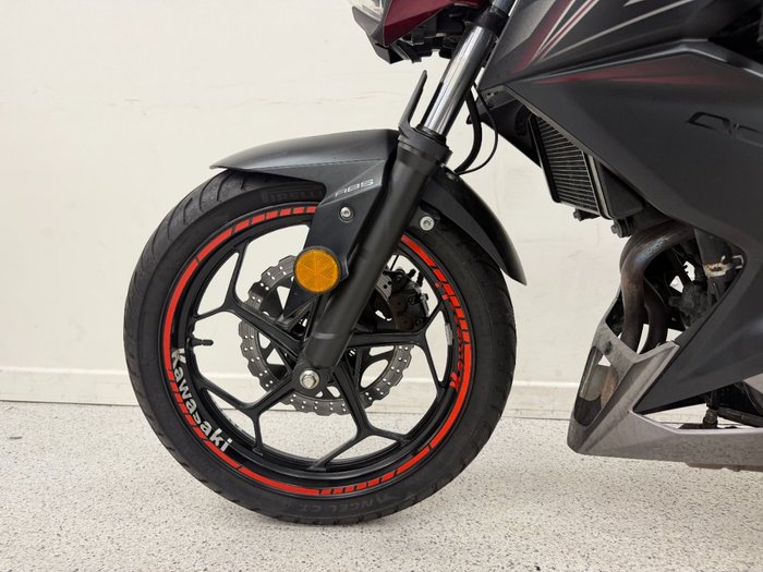 2016 Kawasaki Z300 ABS Red