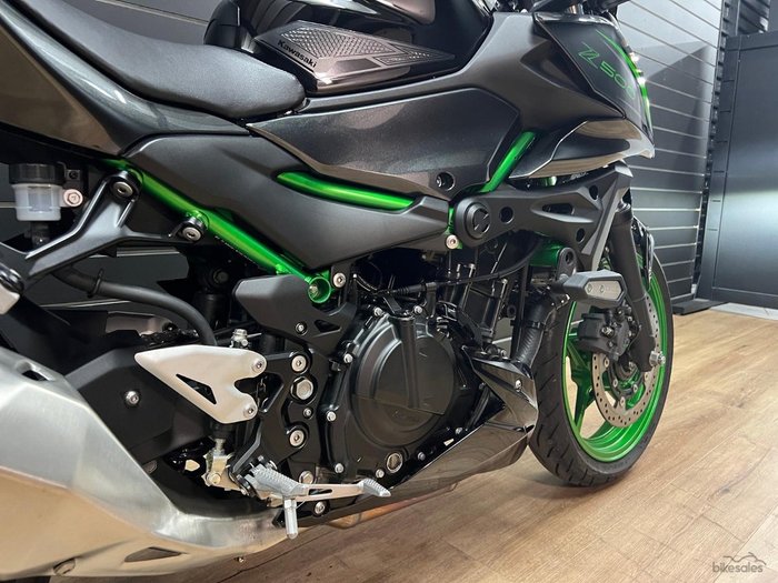 2025 Kawasaki Z500 SE Green