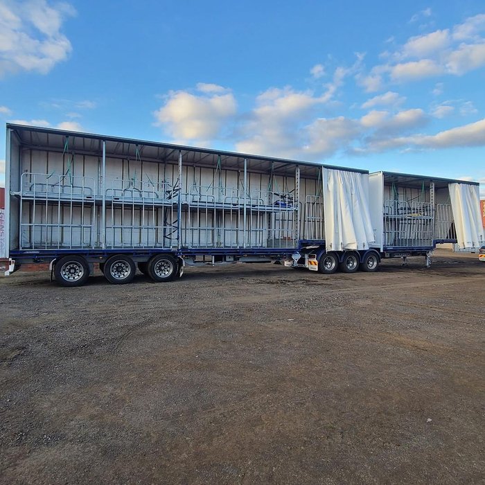 2023 Maxitrans Bdouble Drop Deck Tautliners With Mezz And Gates